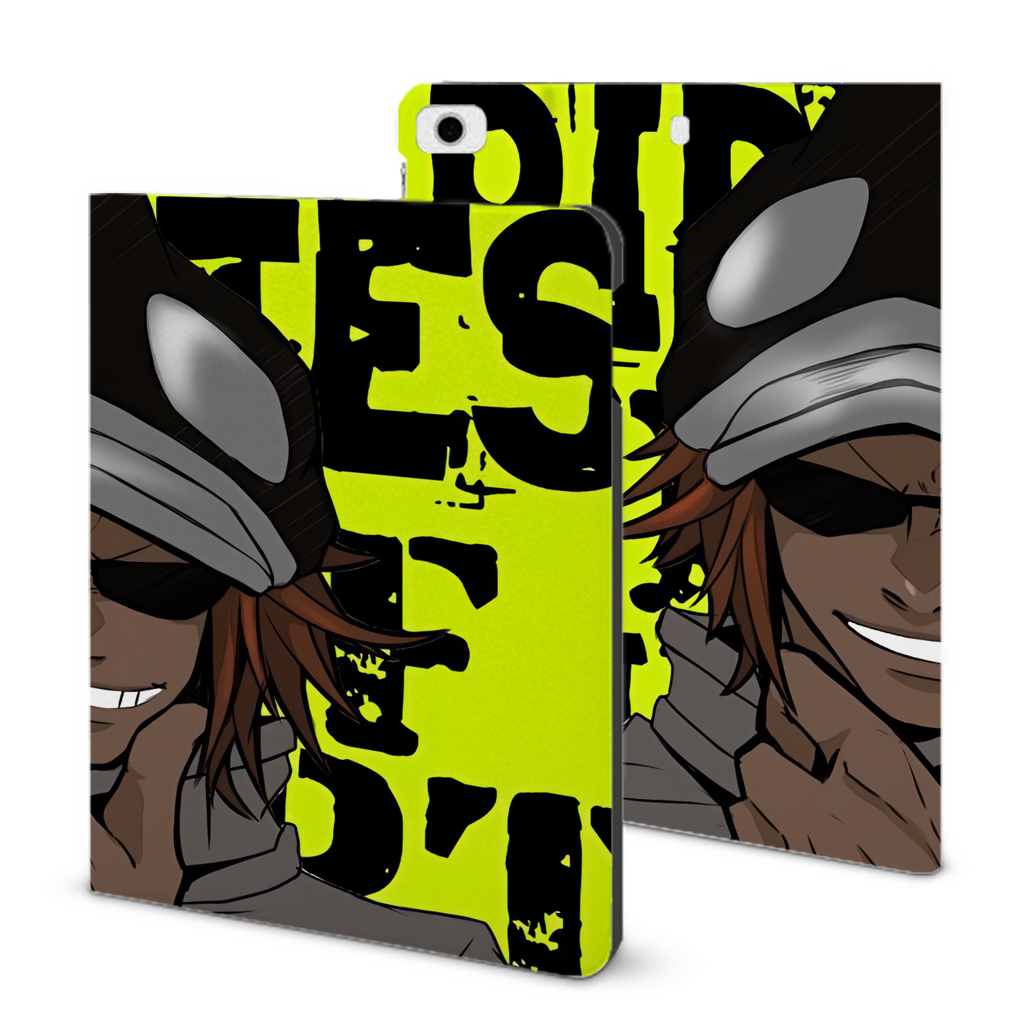 （画像用） ワンピース ONE PIECE IPad ケース ブック型 PUレザー TPU 耐衝撃 軽量 薄型 ペン収納なし 全面保護 IPad 各モデル対応